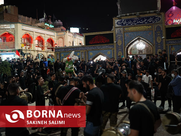 حال و هوای شب چهارم محرم در میدان تجریش