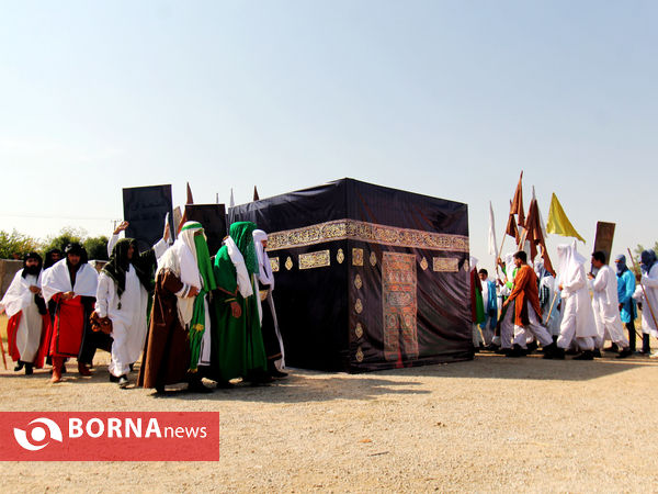بازسازی واقعه غدیر در شهر زرقان فارس