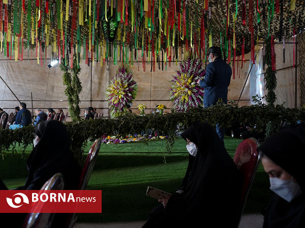 چهلمین روز خاکسپاری شهدای گمنام وزارت ورزش و جوانان