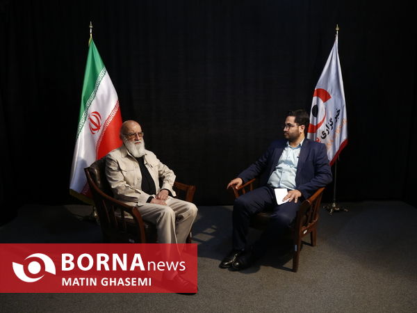 حضور مهدی چمران در خبرگزاری برنا