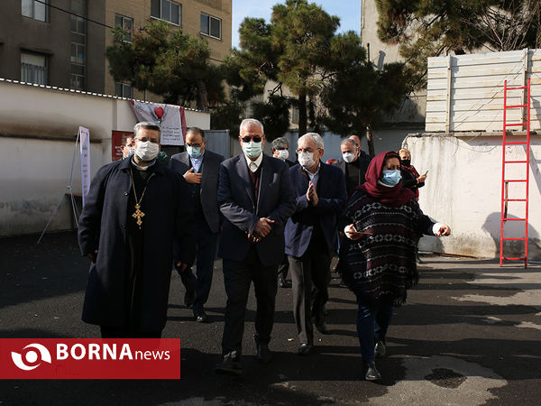 دیدار سخنگوی دولت با خیرین ارامنه در کلیسای ارامنه وارطان مقدس