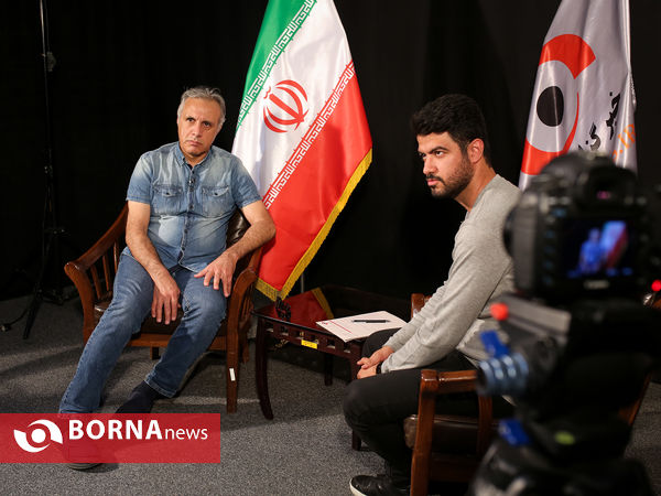 حضور علی فروتن در خبرگزاری برنا
