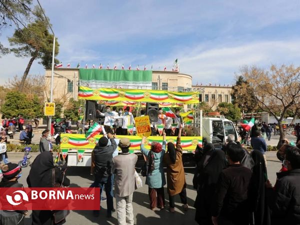 راهپیمایی خودرویی 22 بهمن در شیراز