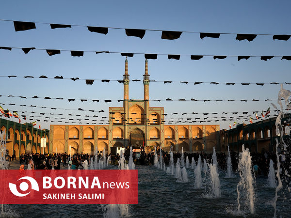 اجتماع دسته های عزاداری در امیر چقماق یزد