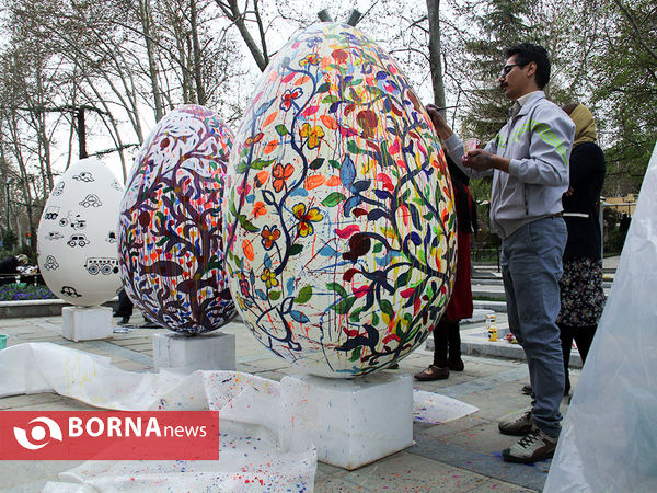 زیباسازی تهران بدست هنرمندان پیش از سال نو 