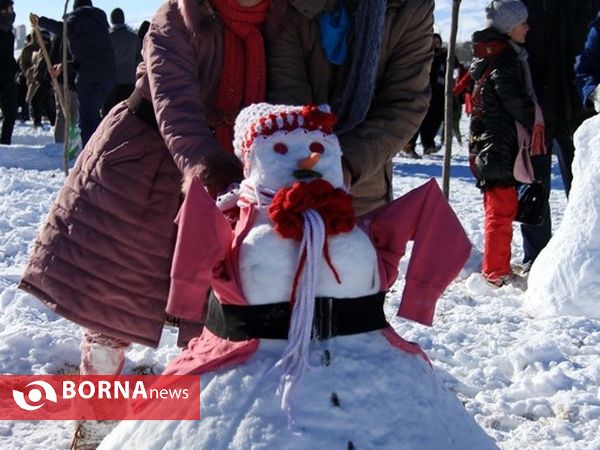 جشنواره بزرگ آدم برفی در اردبیل