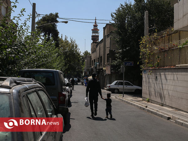 مراسم عزاداری روز عاشورا در میدان فلسطین تهران