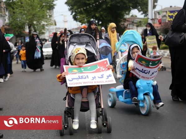 راهپیمایی روز قدس_ بندرانزلی