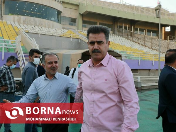 در حاشیه دیدار تیم های فوتبال استقلال خوزستان - سایپا