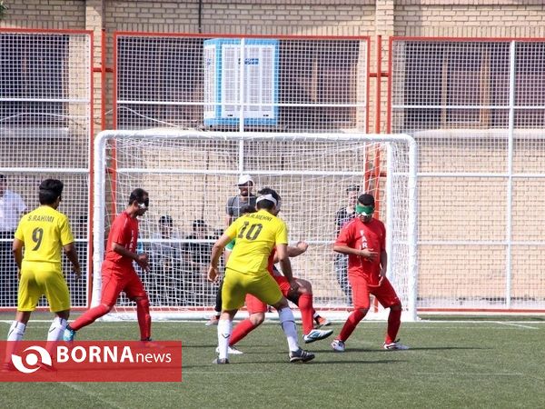 دیدار نهایی مسابقات فوتبال نابینایان و کم بینایان قهرمانی کشور در شیراز
