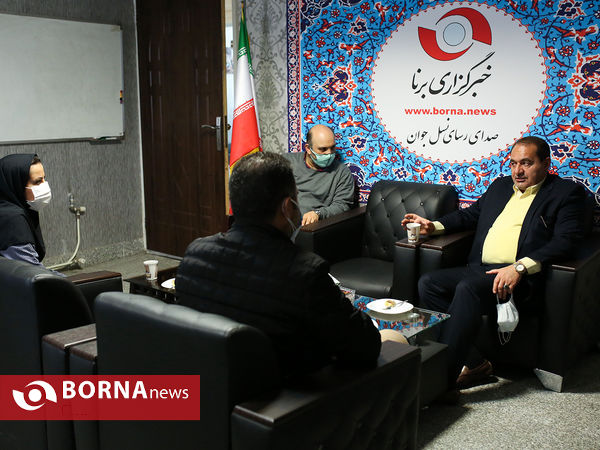 حضور حسین موسویان در خبرگزاری برنا