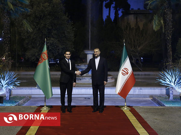 دیدار وزیر امورخارجه ایران با معاون رییس جمهور ترکمنستان