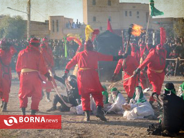 تعزیه واقعه عاشورا و خیمه سوزان در زاهدان