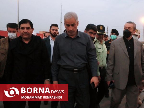 بازدید معاون اول رییس جمهور از مرزهای اربعین خوزستان