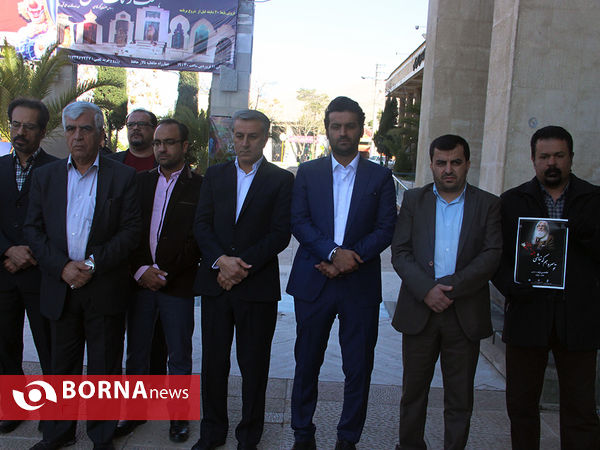 تشییع پیکر زنده یاد غلامحسن اولاد شاعر بلندآوازه در شیراز