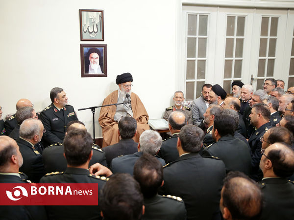 دیدار فرماندهان نیروی انتظامی با رهبر معظم انقلاب اسلامی