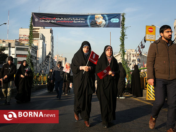 تشییع پیکر سردار شهید حاج قاسم سلیمانی در تهران
