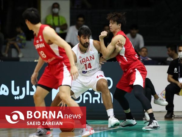 دیدار تیم های بسکتبال ایران - ژاپن