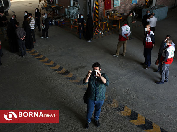 بازدید خبرنگاران از سازمان امداد و نجات جمعیت هلال احمر