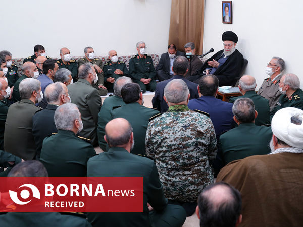 دیدار فرماندهان و مسئولان ارشد نیروهای مسلح با رهبر انقلاب