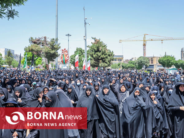 عزاداری مردم اراک در سالروز شهادت امام جعفر صادق(ع)