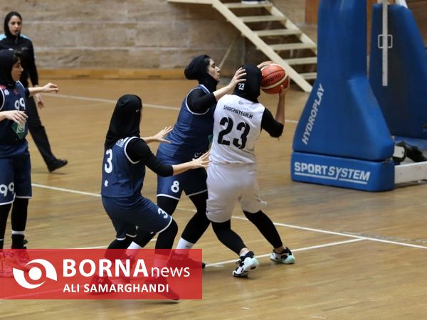 فینال چهارمین دوره لیگ بسکتبال بانوان گیلان