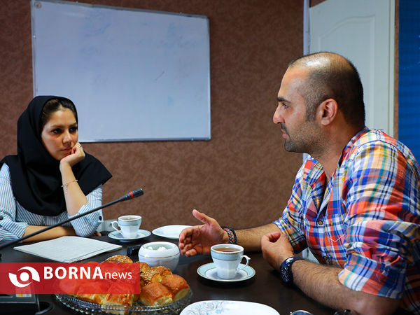 حضور نیما رییسی در  خبرگزاری برنا