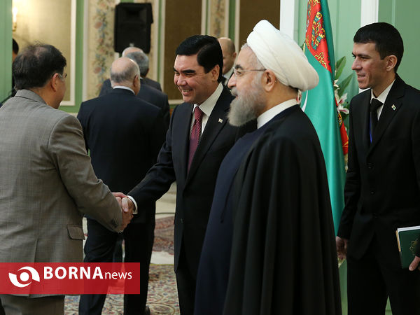 ﻿  استقبال رسمی از رییس‌‌جمهوری تركمنستان