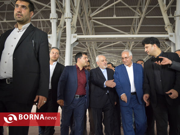 بازدید وزیر امور خارجه ایران از نمایشگاه بین المللی گردشگری و پروژه نمایشگاه بزرگ اصفهان