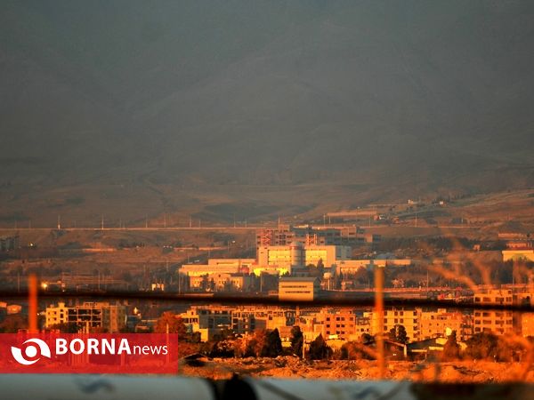 غروب پاییزی- غرب تهران