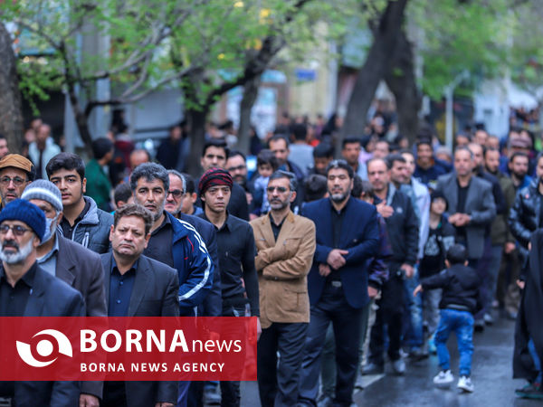  تجمع بزرگ مردم اراک