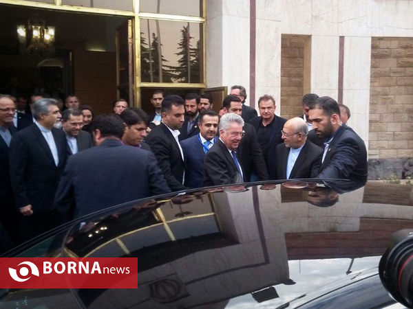 ورود رئیس جمهوری اتریش  به تهران