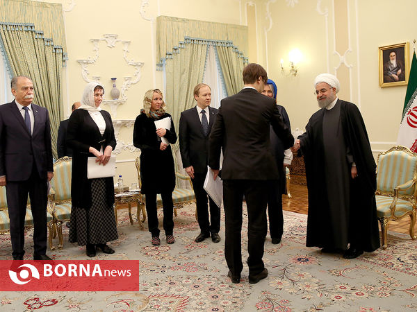 دیدار دکتر روحانی با وزیر امور خارجه استونی