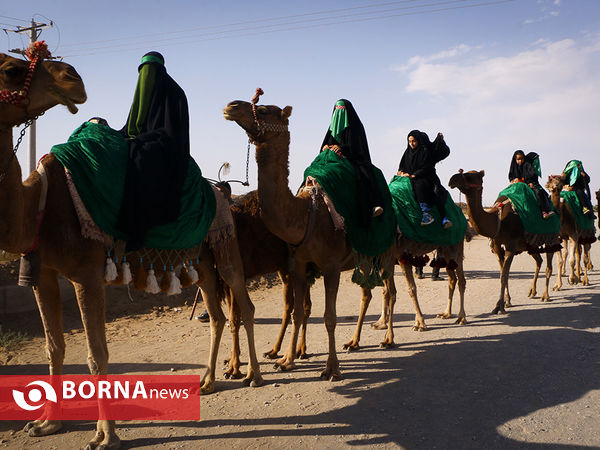 تعزیه کاروان ورود به کربلا در نوش آباد کاشان