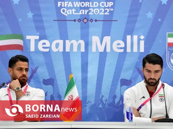 کنفرانس مطبوعاتی بازیکنان تیم ملی فوتبال ایران