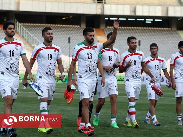 دیدارتیم های ملی فوتبال ایران و گوام