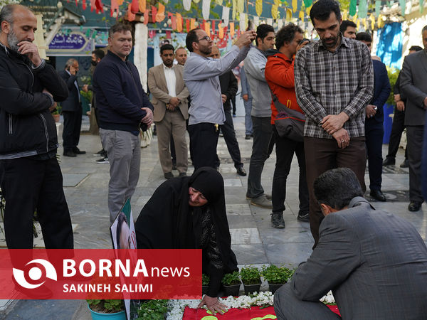 مراسم چهلم شهید اسماعیل احمدی