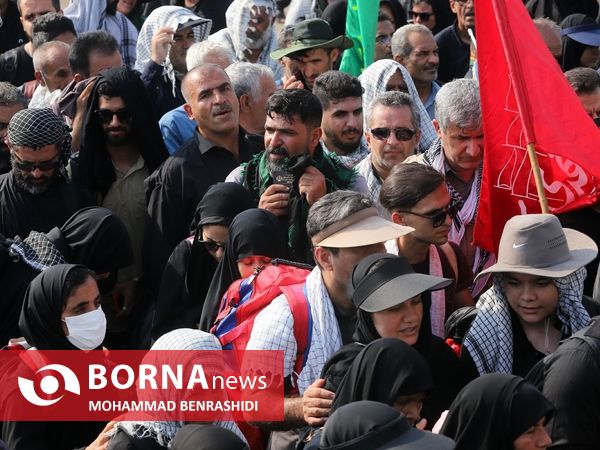 دلدادگان حسینی مرز شلمچه