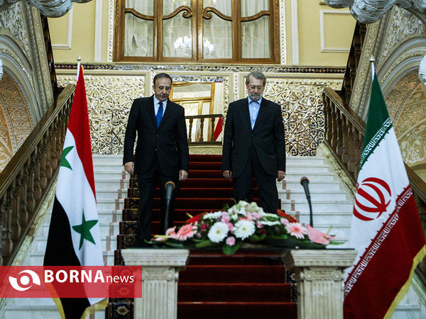 نشست مشترک روسای مجلس ایران و سوریه