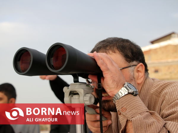 تلاش برای رویت هلال ماه شوال در ارومیه 