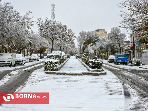 چهره زمستانی اراک در آخرین ماه پاییز