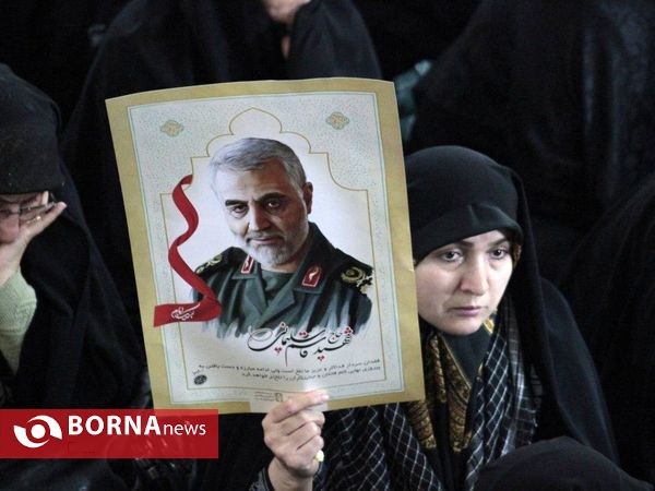 مراسم گرامیداشت سردار سپهبد حاج قاسم سلیمانی در مصلی رشت