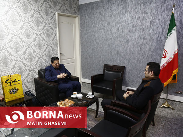 حضور محمد رضا ساکت در خبرگزاری برنا