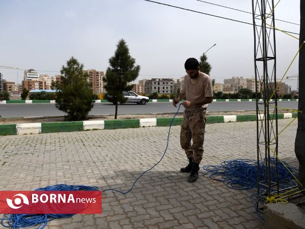 آماده سازی موکب های انتظار در قم