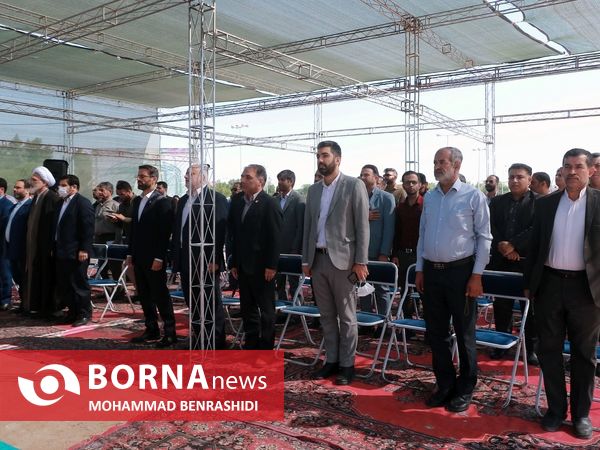 مراسم کلنگ زنی پارک 20 هکتاری خلیج فارس آبادان