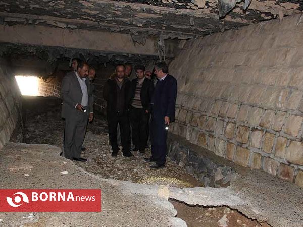 بازديد مدير كل نظارت بر طرح‌هاي عمراني وزارت علوم از خسارات سيلاب به دانشگاه ایلام