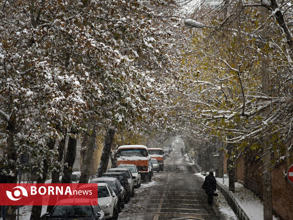 بارش برف در تهران