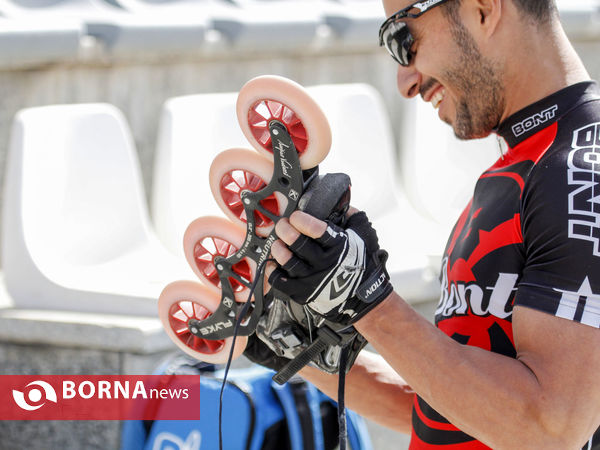 تمرین اسکیت بازان استان مرکزی با حضور جمعی از بازیکنان تیم ملی