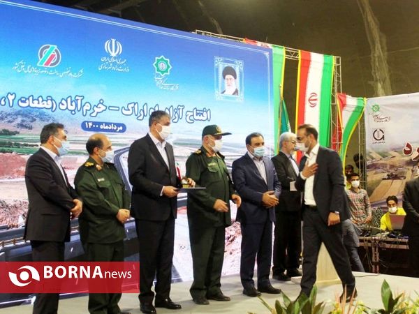 افتتاح آزادراه خرم آباد - بروجرد