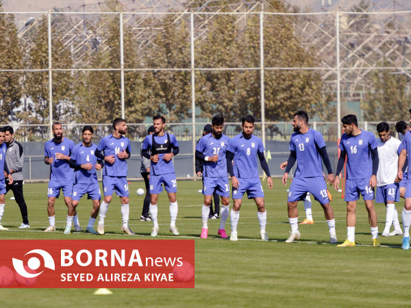 تمرینات تیم ملی فوتبال ایران